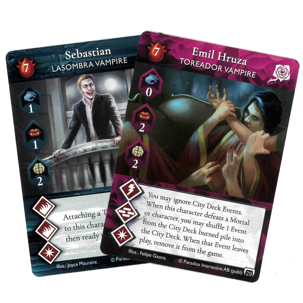 Vampire the Masquerade: Rivals ECG - Heart of Europe Promo Cards (Free Product for RGS02327)