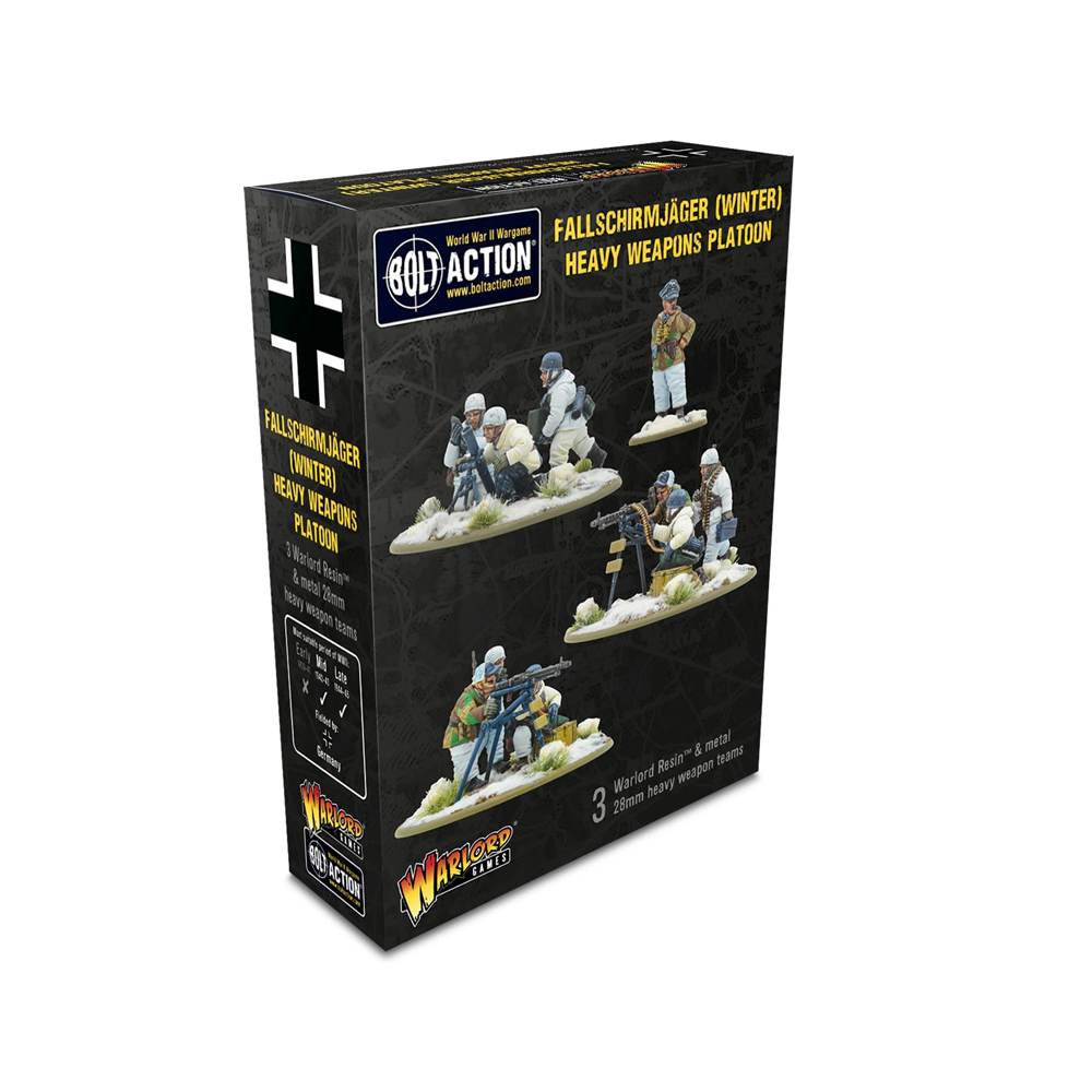Bolt Action: Fallschirmjager (Winter) Heavy Weapons Platoon