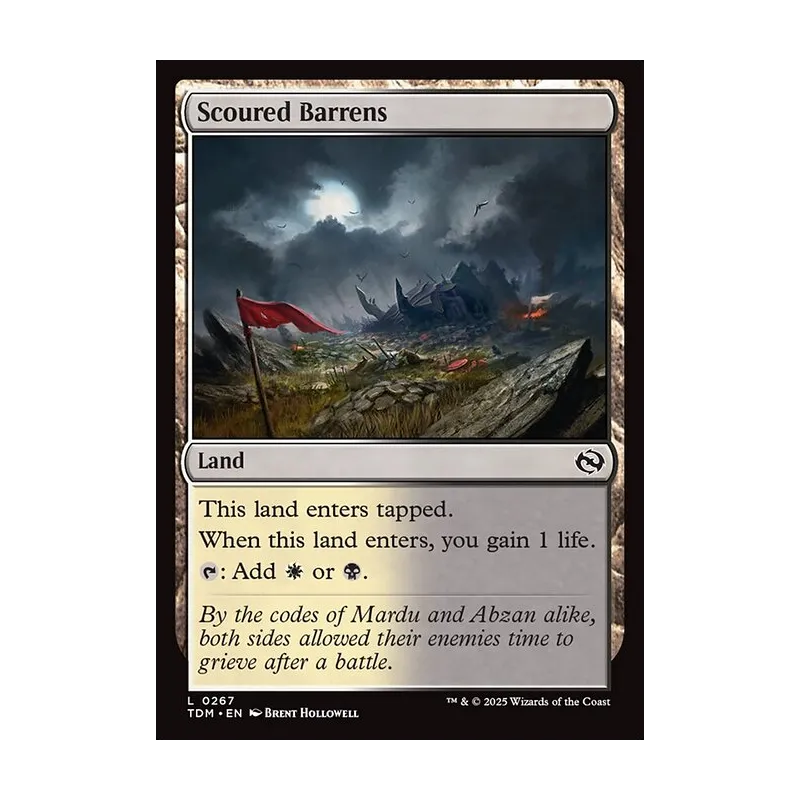 Scoured Barrens - Tarkir: Dragonstorm (Near Mint)