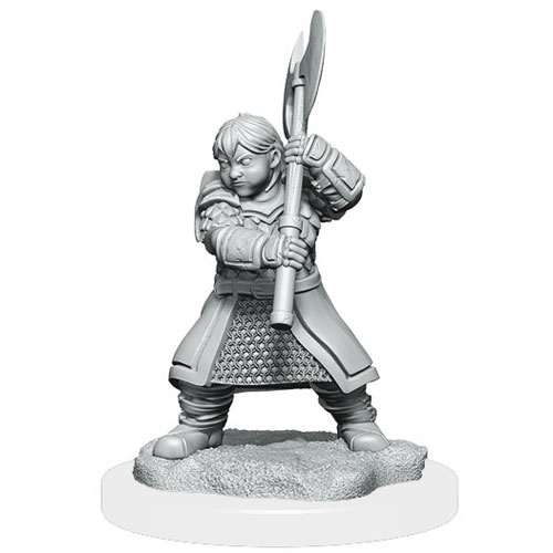 Critical Role Unpainted Minis: W1 Dwarf Dwendalian Empire Fighter