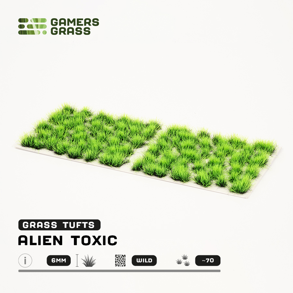 Gamers Grass Tufts: Alien Toxic - Wild 6mm