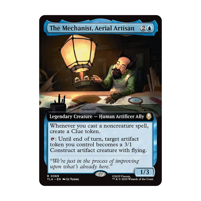 The Mechanist, Aerial Artisan (Extended Art) - Avatar: The Last Airbender (Near Mint)