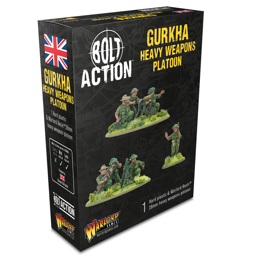 Bolt Action: Gurkha Heavy Weapons Platoon (New Arrival)