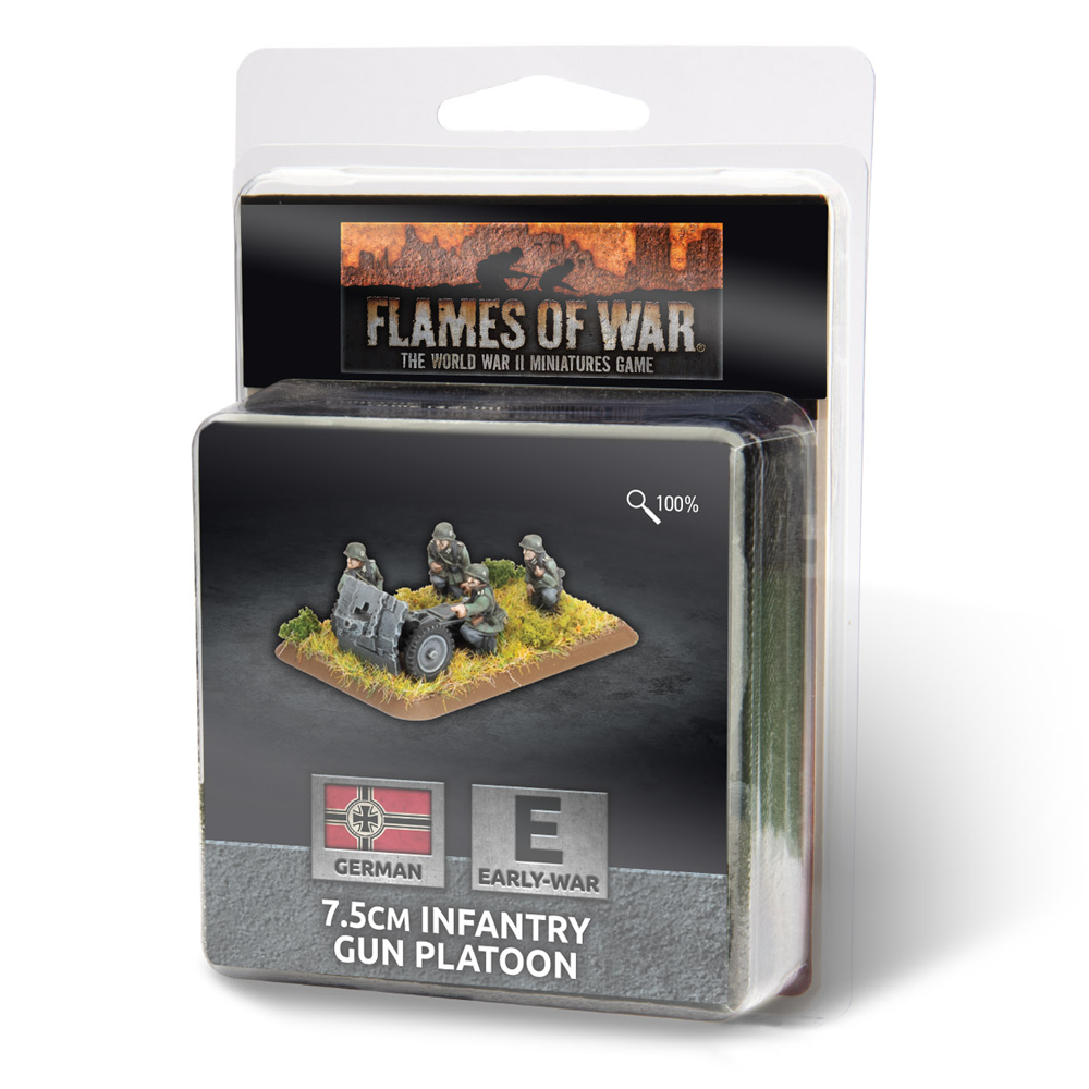 Flames of War WW2: German - 7.5cm Infantry Gun Platoon