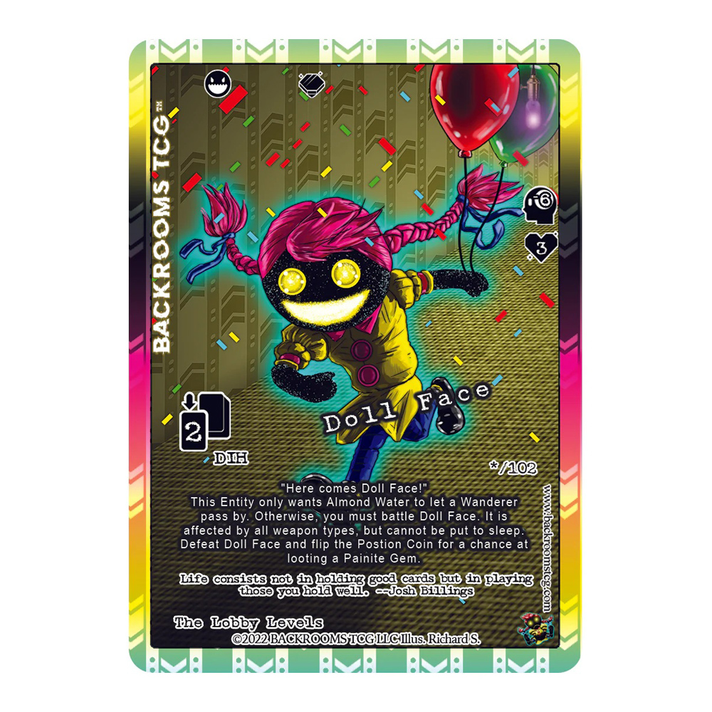 Backrooms TCG: Starter Deck - Doll Face