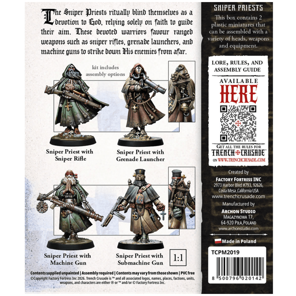 Trench Crusade: Sniper Priests