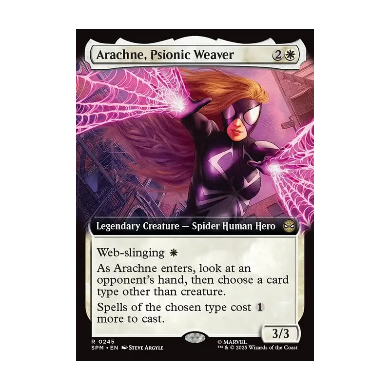 Arachne, Psionic Weaver (Extended Art) - Marvel's Spider-Man (Near Mint)