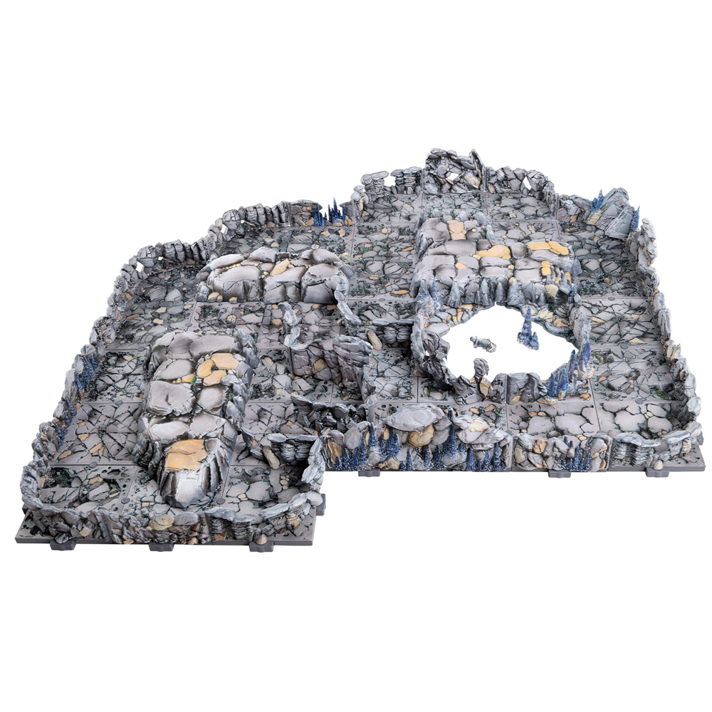 Dungeons & Lasers PrismaCast Pre-Painted: Rocky Caves