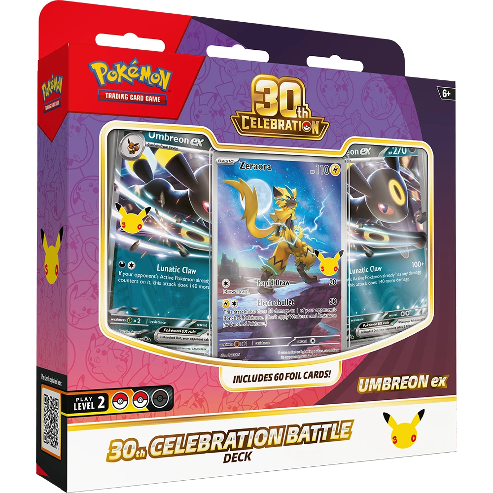 Pokemon TCG: 30th Celebration: Umbreon ex - League Battle Deck (Preorder)