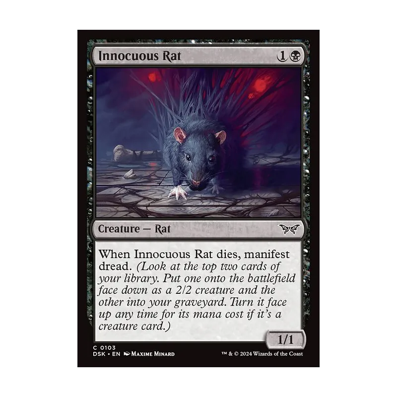 Innocuous Rat - Duskmourn: House of Horror (Near Mint)
