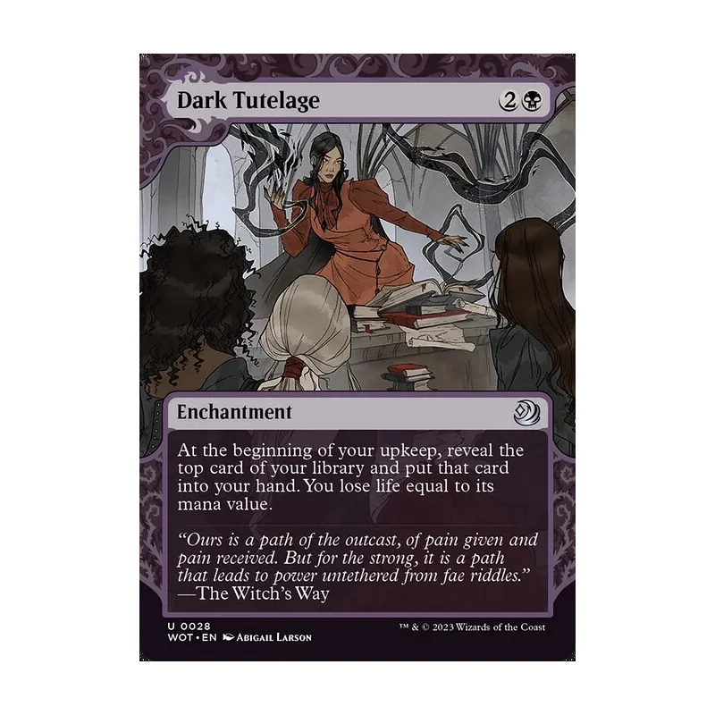 Dark Tutelage - Wilds of Eldraine: Enchanting Tales (Near Mint)