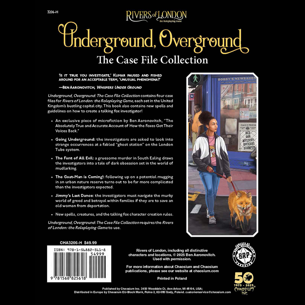 Rivers of London RPG: Overground, Underground - The Case File Collection (New Arrival)