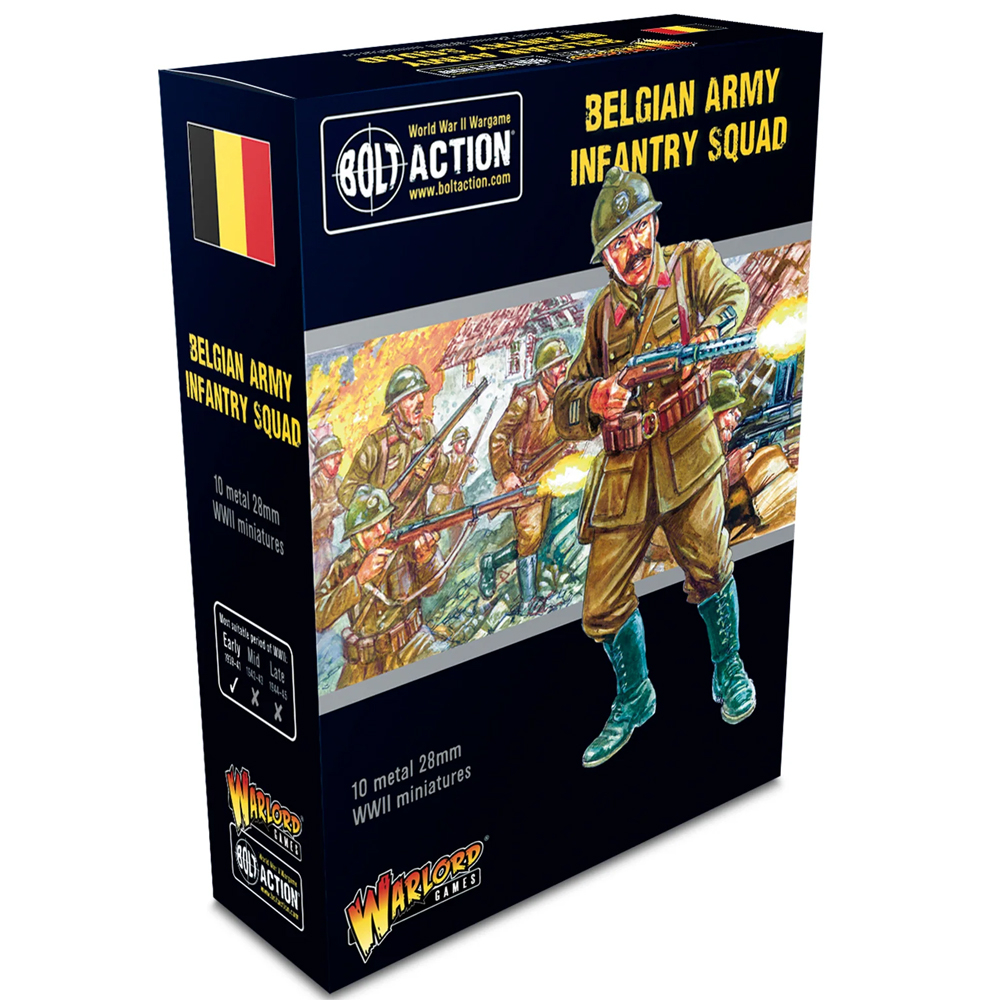 Bolt Action: Belgian Army Infantry Squad (2024)
