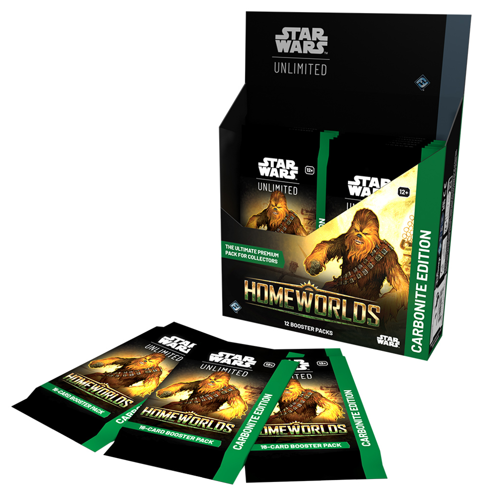 Star Wars Unlimited TCG: Homeworlds - Carbonite Booster Box (12) (Preorder)