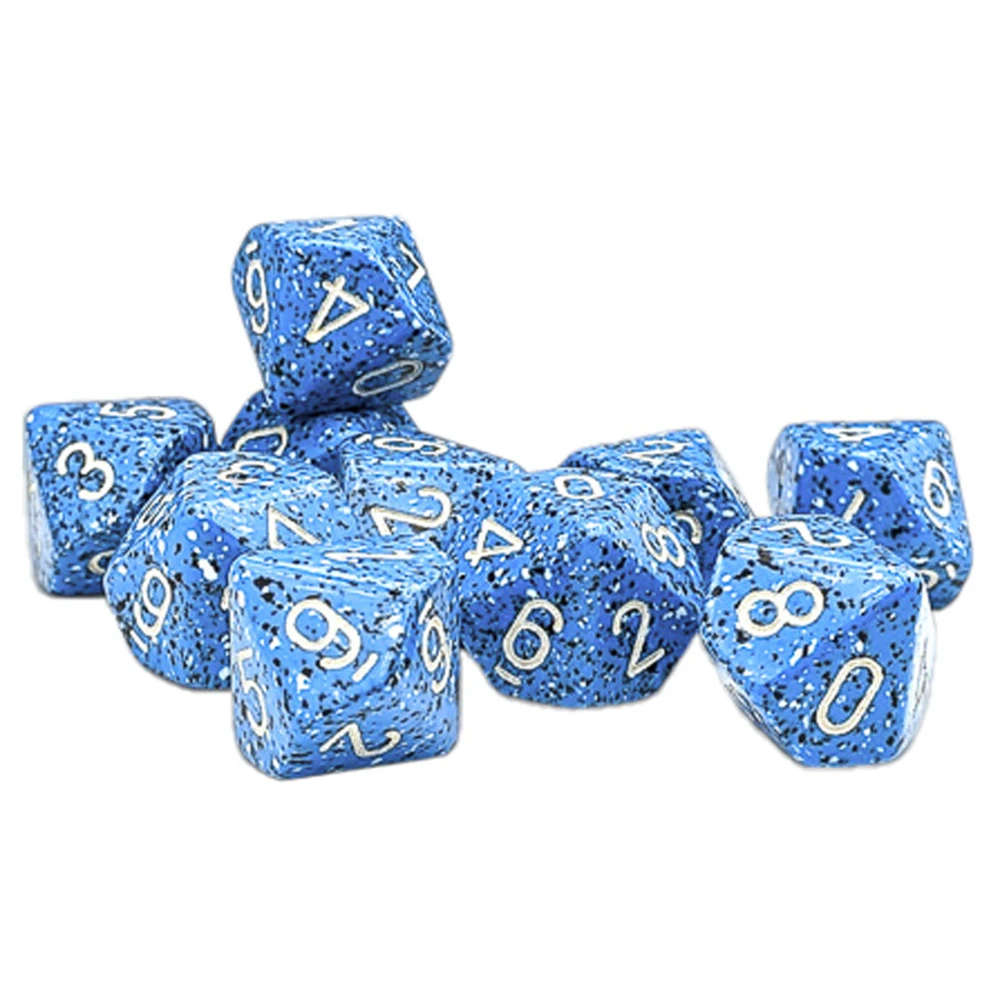 Chessex d10 Set: Speckled - Ocean Stone (10) (Preorder)