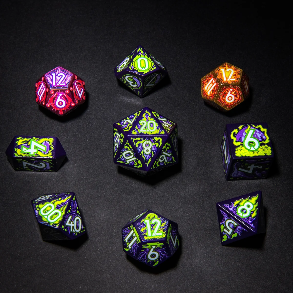 Botch Dice Set: Daggerheart Hope & Fear - Witch (9) (Preorder)