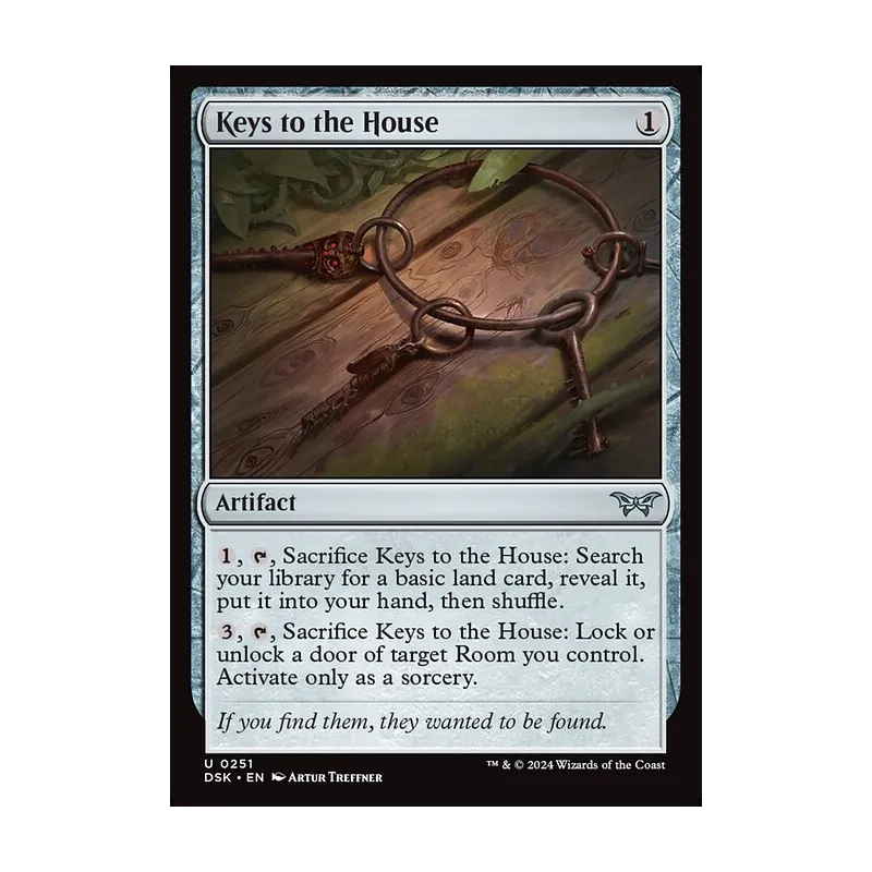 Keys to the House - Duskmourn: House of Horror (Foil Near Mint)