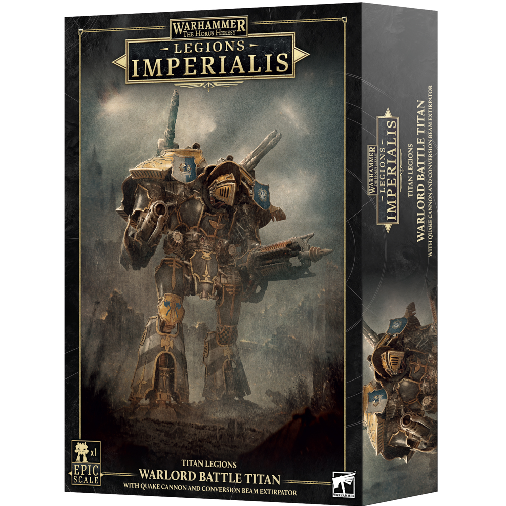 Legions Imperialis: Titan Legions - Warlord Battle Titan with Quake Cannon & Conversion Beam Extirpator (New Arrival)