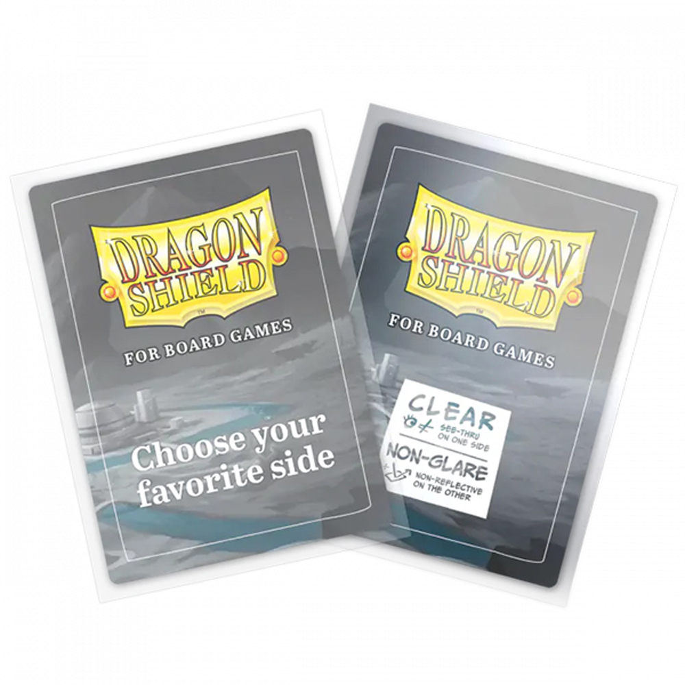 Dragon Shield Board Game Sleeves: Common Standard - Clear Non-Glare (100)