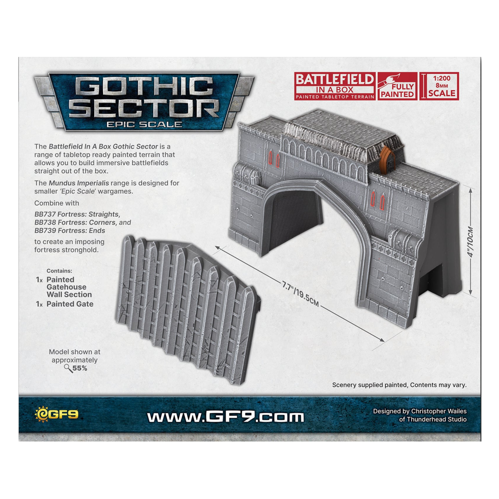Battlefield in a Box: Gothic Sector: Mundus Imperialis - Fortress Gatehouse