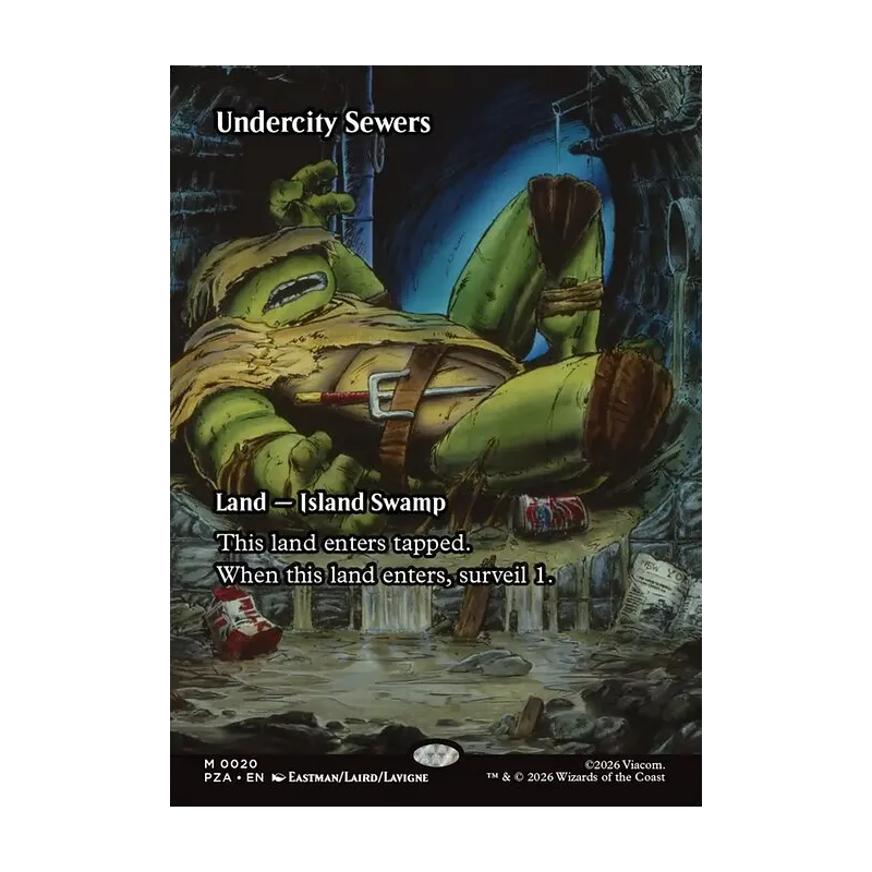 Undercity Sewers (Borderless) - Teenage Mutant Ninja Turtles Source Material (Near Mint)