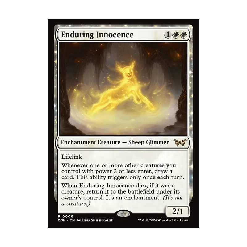 Enduring Innocence - Duskmourn: House of Horror (Foil Near Mint)