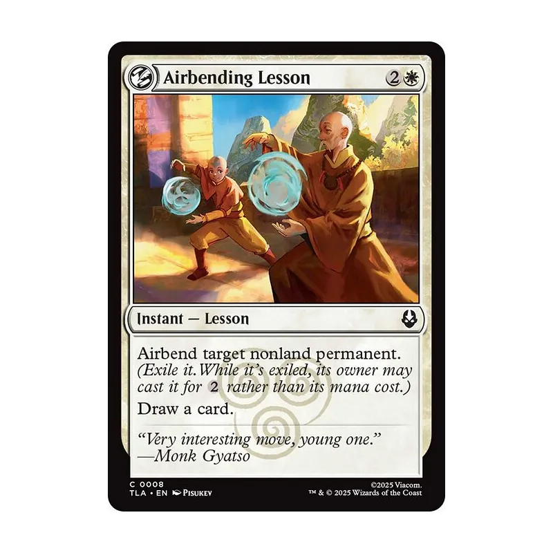 Airbending Lesson - Avatar: The Last Airbender (Near Mint)