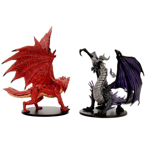 Pathfinder Battles: City of Lost Omens - Adult Red & Black Dragons Premium Set