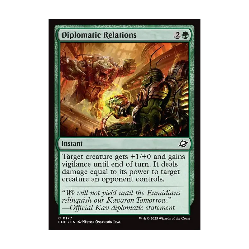 Diplomatic Relations - Edge of Eternities (Near Mint)