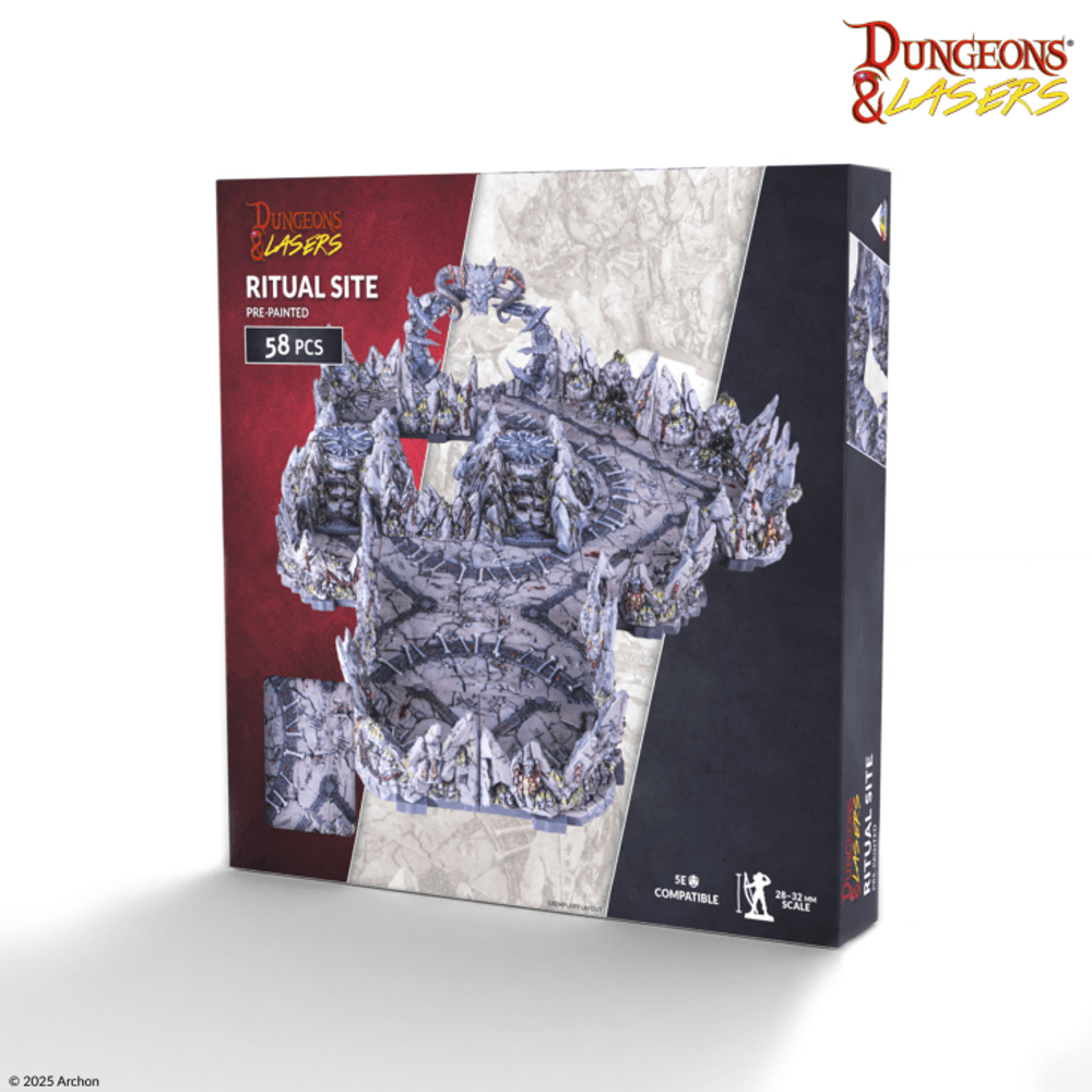 Dungeons & Lasers PrismaCast Pre-Painted: Ritual Site