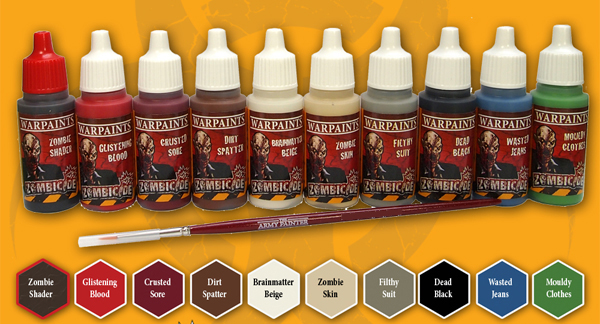 Zombicide: Zombie Core Paint Set