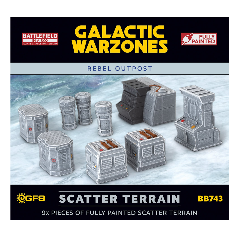 Battlefield in a Box: Galactic Warzones: Rebel Outpost - Scatter Terrain