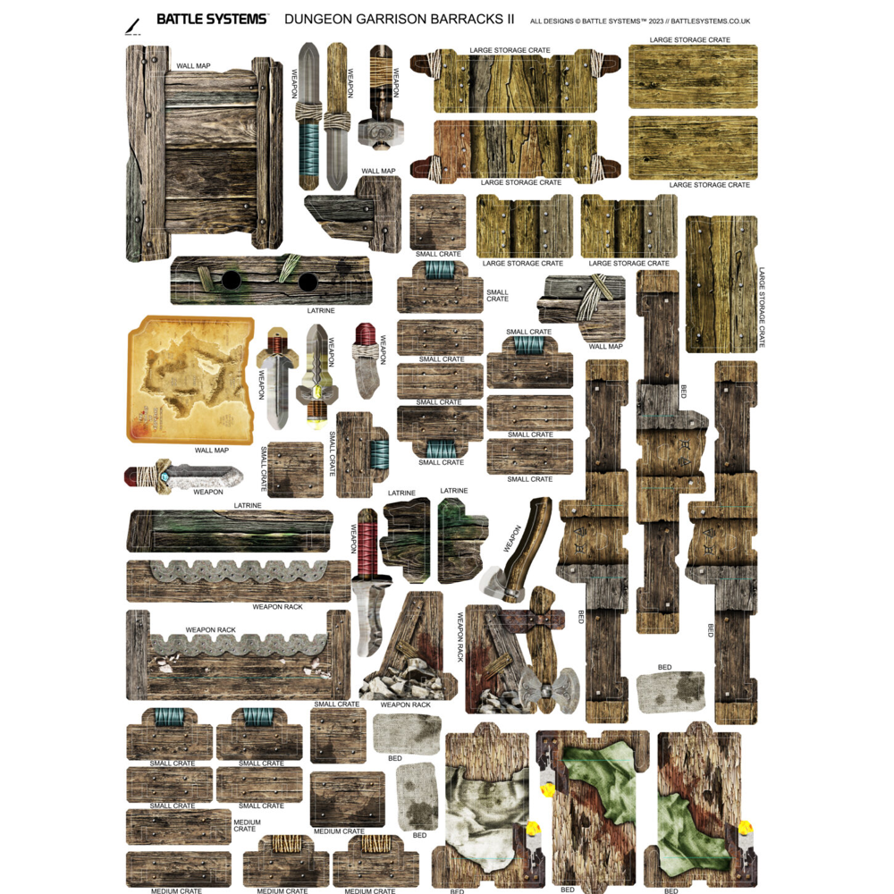 Battle Systems Terrain: Fantasy Dungeon - Dungeon Garrison