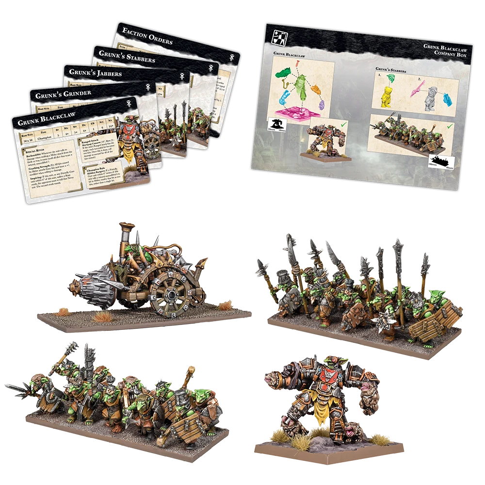 Kings of War: Champions - Grunk Blackclaw Company Box