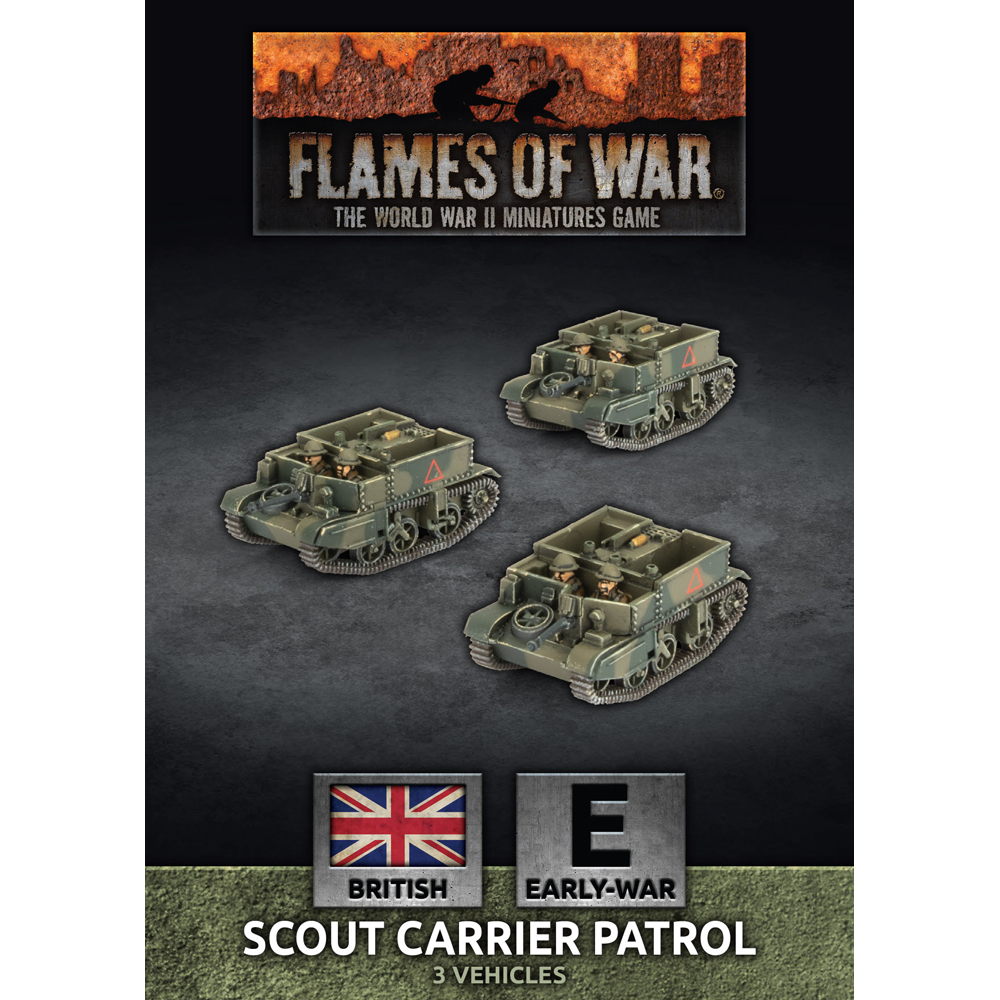 Flames of War WW2: British - Scout Carrier Platoon