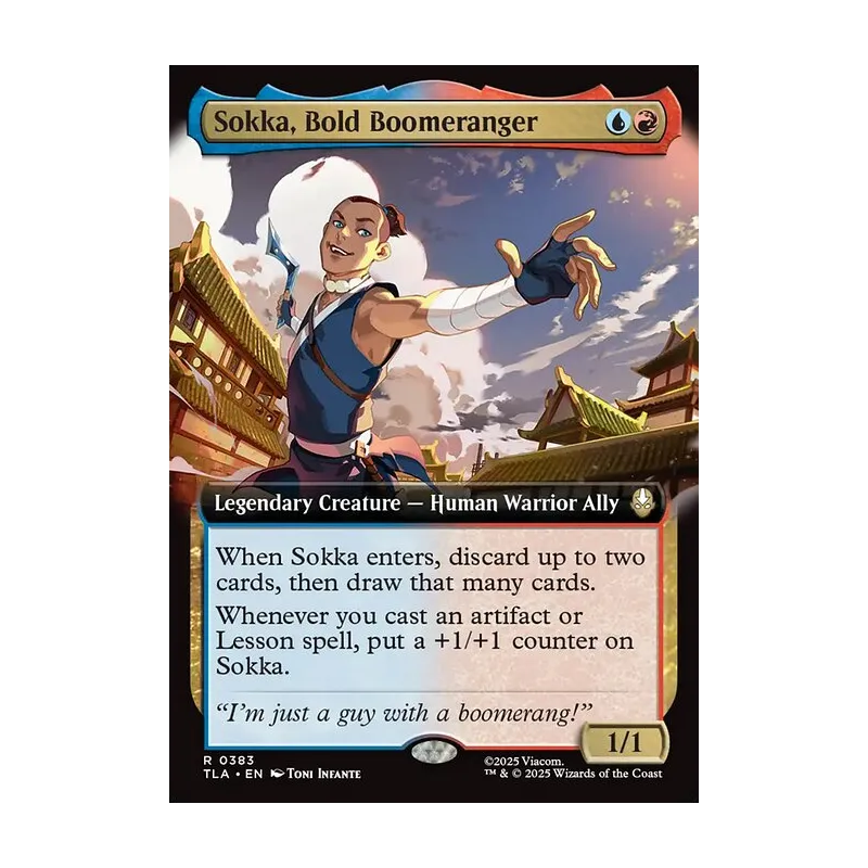 Sokka, Bold Boomeranger (Extended Art) - Avatar: The Last Airbender (Near Mint)