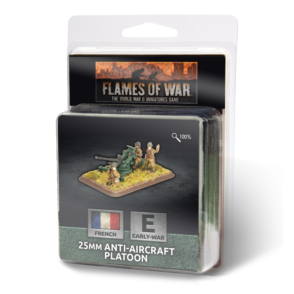 Flames of War WW2: French - 25mm Anti-Aircraft Platoon