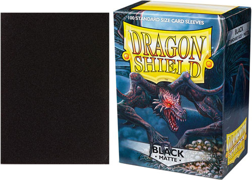 Dragon Shield Sleeves: Matte - Black (100)