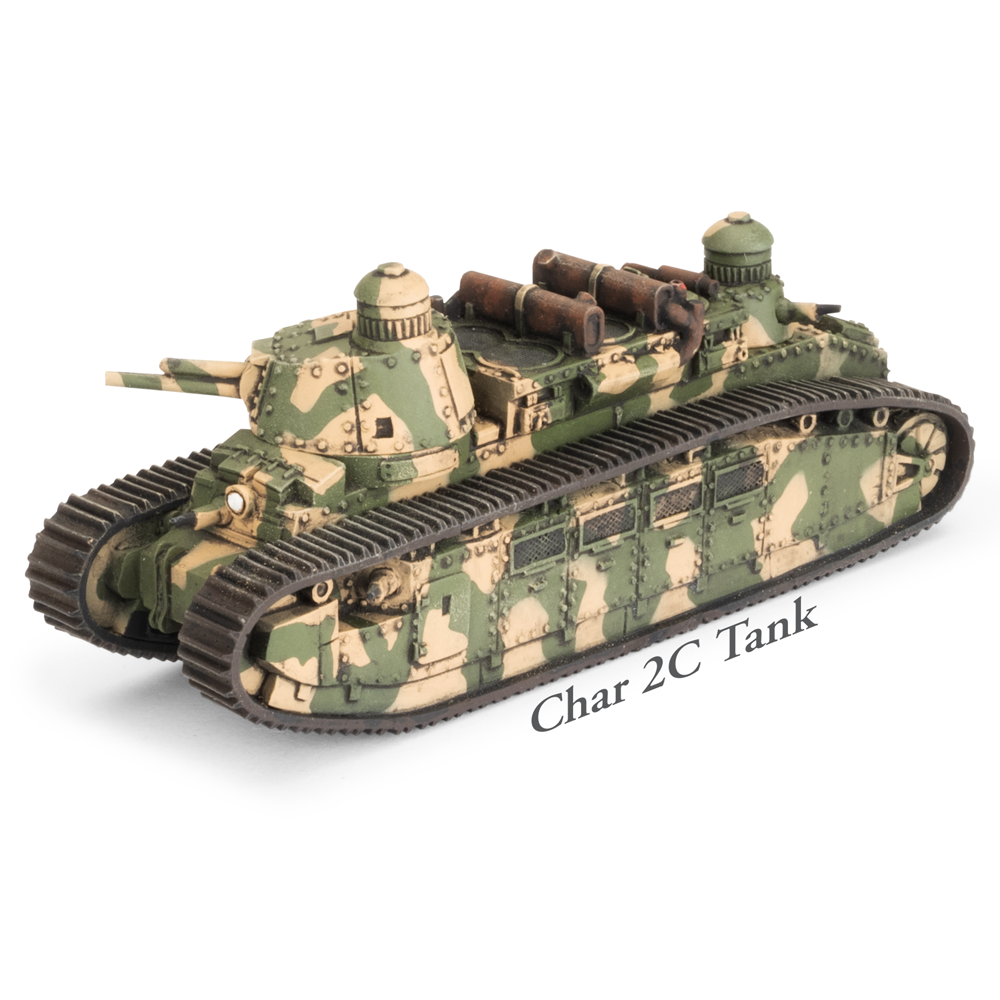 Flames of War WW2: French - Char 2C Tank Platoon