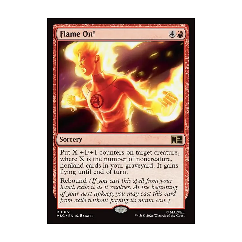 Flame On! - Marvel Super Heroes Commander (Near Mint)