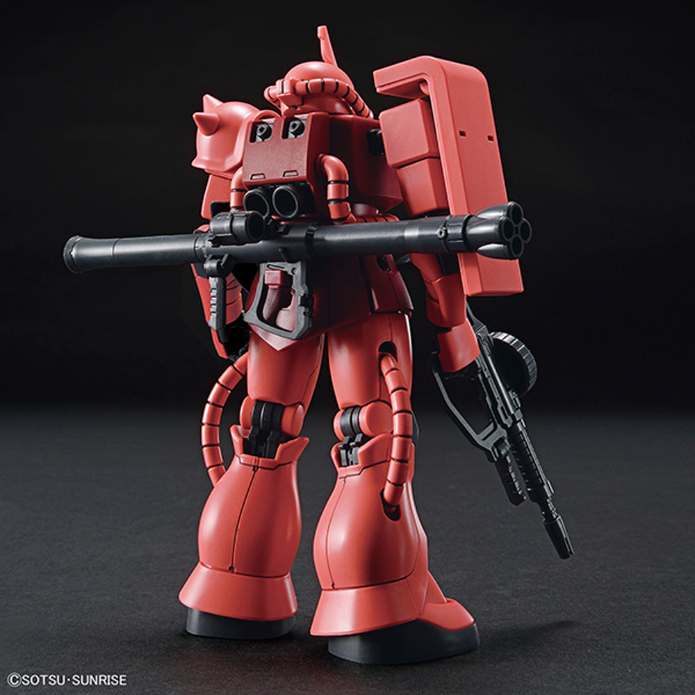 Gundam Model Kit 1/144: HGUC Mobile Suit #234 MS-06S Zaku II - Principality of Zeon Char Aznable's Mobile Suit