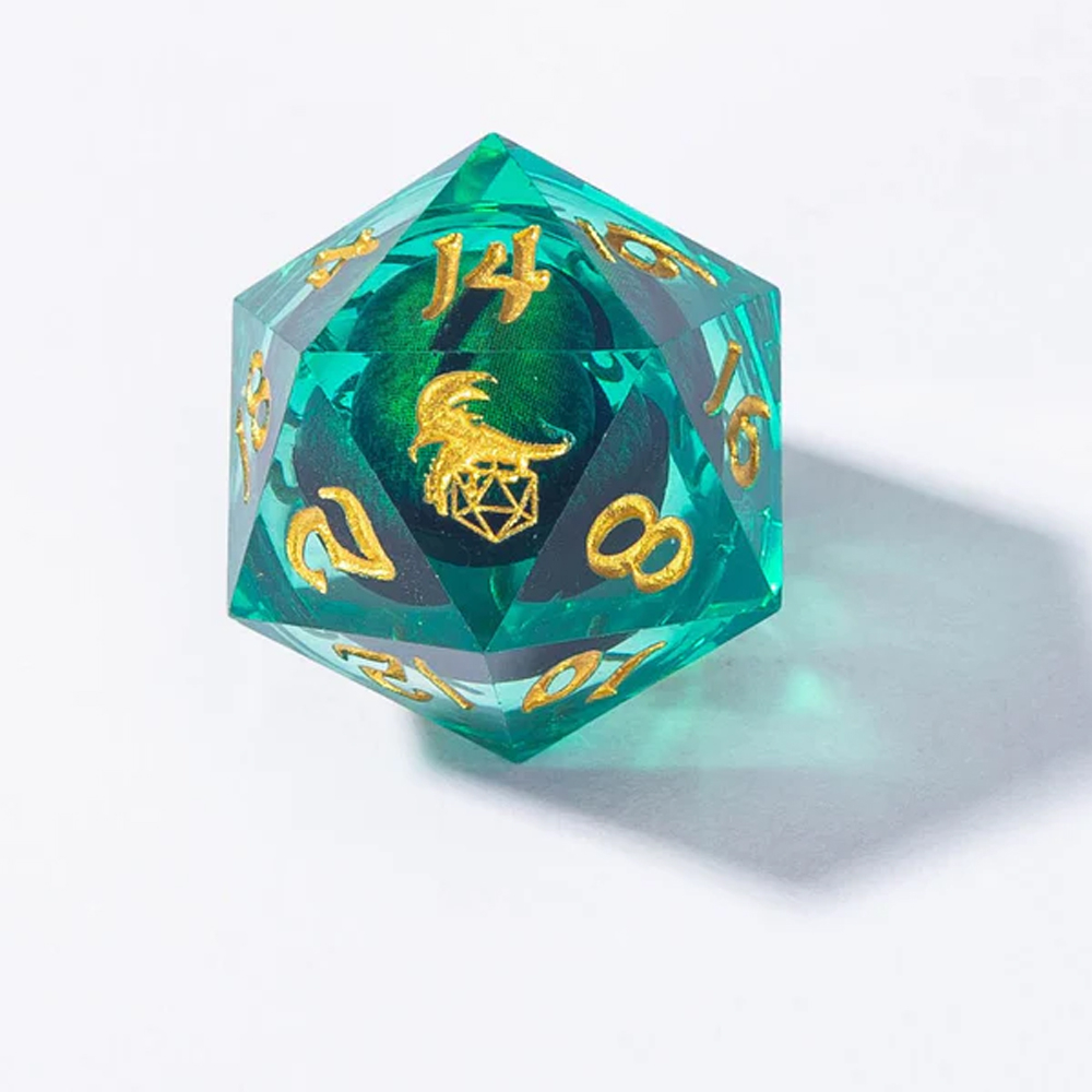 Sharp-Edge Polyhedral Dice Set: Always Watching - Beholder's Gaze (7) (Clearance)