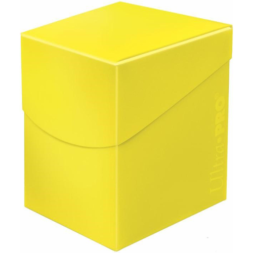 Ultra Pro Deck Box: Eclipse 100+ Lemon Yellow