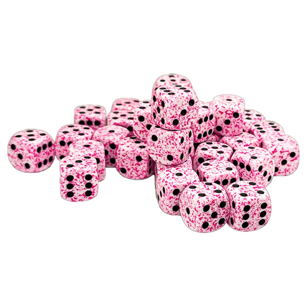 Chessex 12mm d6 Set: Speckled - Pink (36) (New Arrival)