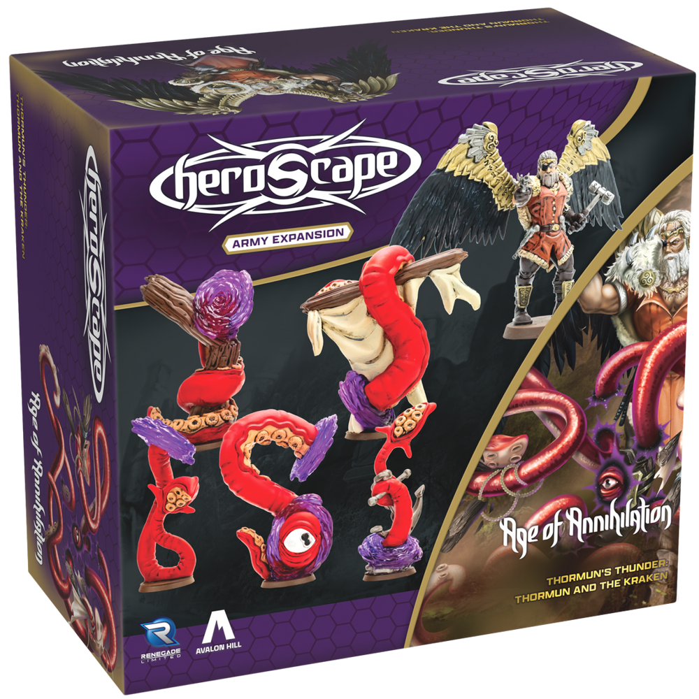 Heroscape: Age of Annihilation - Thormun & Kraken Army Expansion (Unpainted)