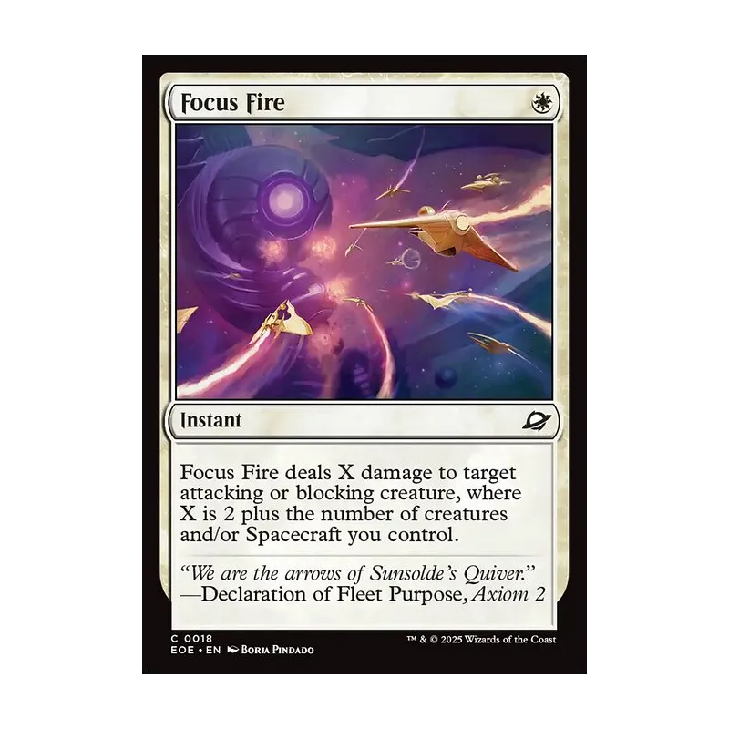 Focus Fire - Edge of Eternities (Near Mint)