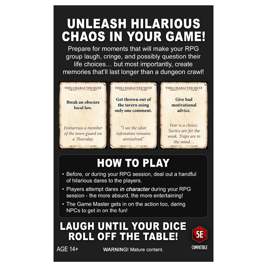 Dumb Dares & Silly Side Quests