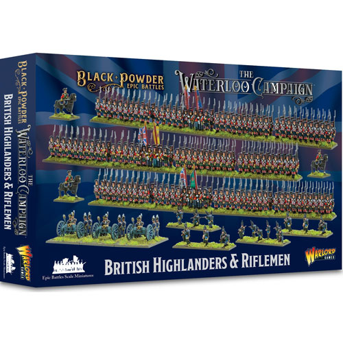 Black Powder Epic Battles: Waterloo - British Highlanders & Riflemen (Clearance)