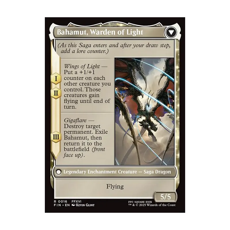 Dion, Bahamut's Dominant // Bahamut, Warden of Light - Final Fantasy (Near Mint)