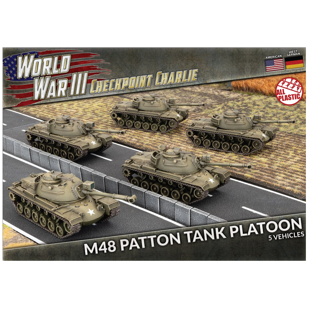 WWIII Team Yankee: American/West German - M48 Patton Tank Platoon
